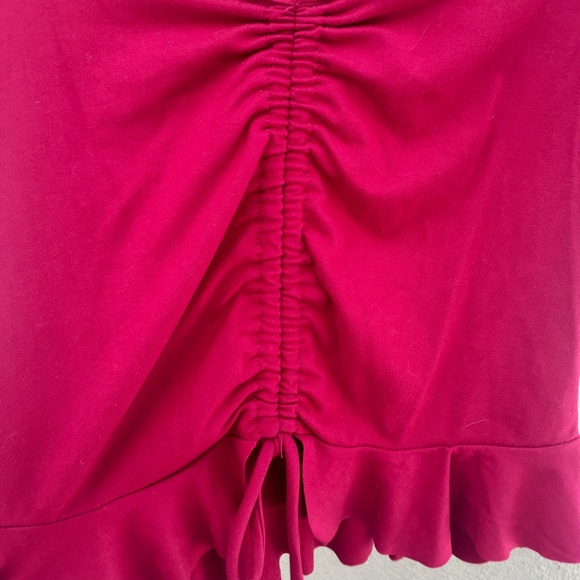 NWT Maroon Crop Top - Picture 4 of 5